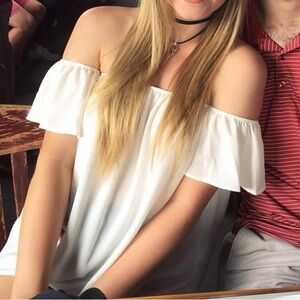 Off the shoulder top